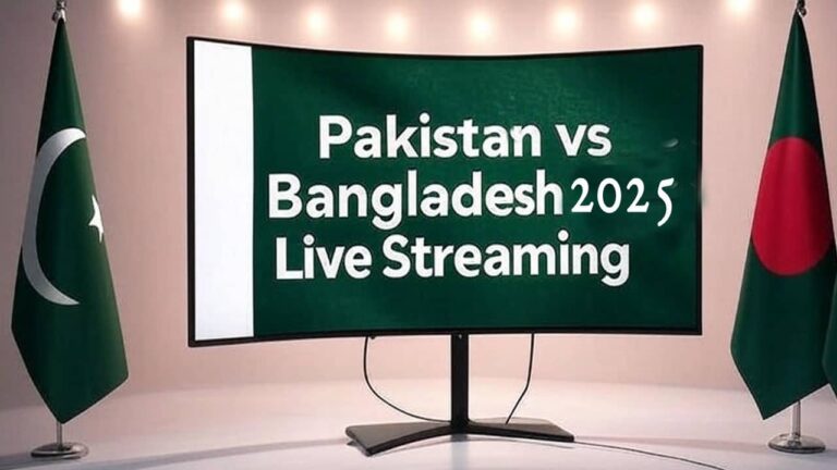Pakistan vs Bangladesh 2025 Live Streaming