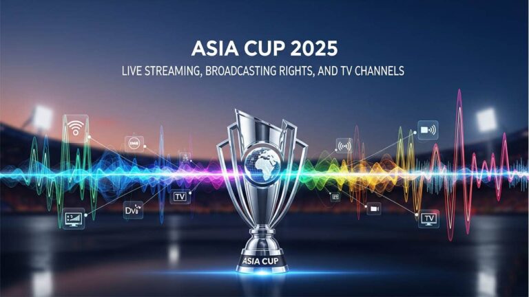 Asia Cup 2025 Live Streaming, TV Channels, and Broadcasting Rights